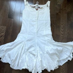 Desigual white dress women size 38